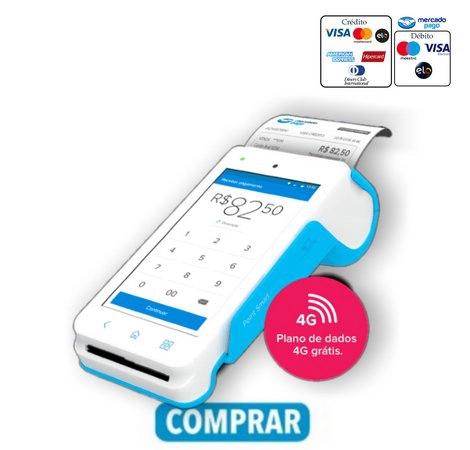 Maquininha de Cartão Point Smart Mercado Pago